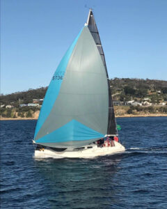 Photograph of Midnight Rambler, a Sydney 36 yacht skippered by Ed Psaltis